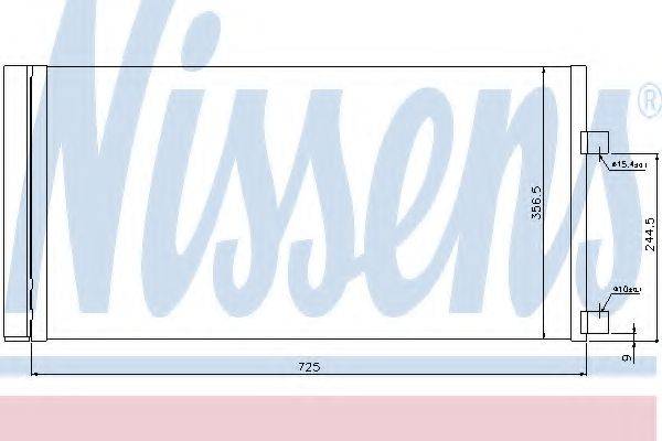 Конденсатор, кондиціонер NISSENS 940034