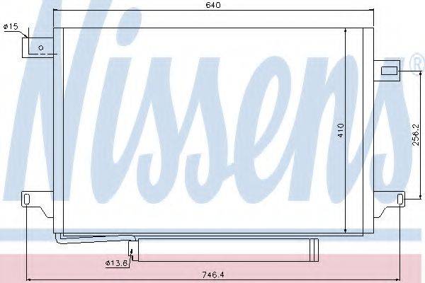 Конденсатор, кондиціонер NISSENS 940054