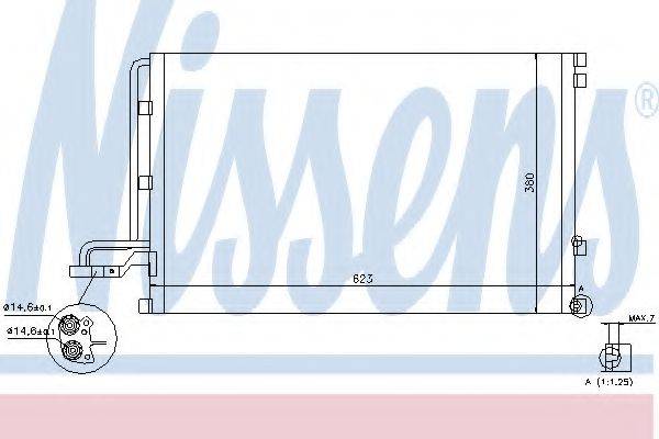 Конденсатор, кондиціонер NISSENS 940087