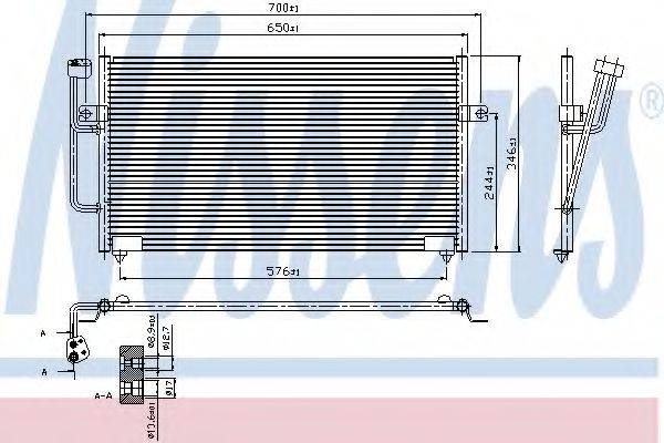 Конденсатор, кондиціонер NISSENS 940101