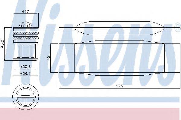 Осушувач, кондиціонер NISSENS 95490