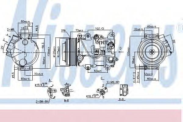 Компресор, кондиціонер NISSENS 890141