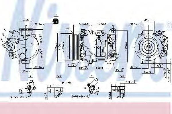 Компресор, кондиціонер NISSENS 890158