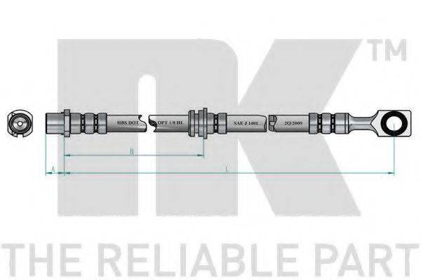 Гальмівний шланг NK 853672