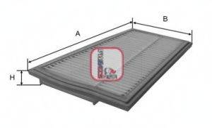 Повітряний фільтр SOFIMA S 3463 A