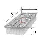 Повітряний фільтр SOFIMA S 3498 A