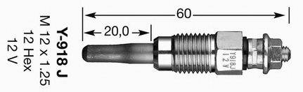 Свічка розжарювання NGK 6285