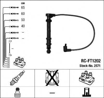 Комплект дротів запалення NGK 2571