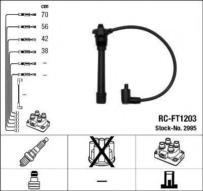 Комплект дротів запалення NGK 2995