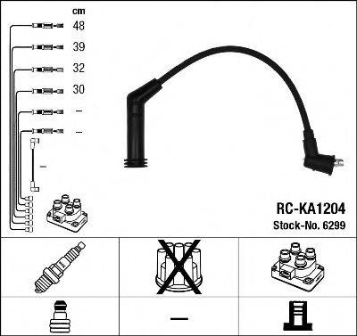 Комплект дротів запалення NGK 6299