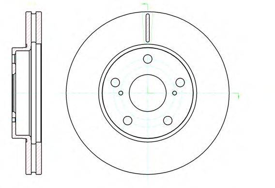 гальмівний диск REMSA 61043.10