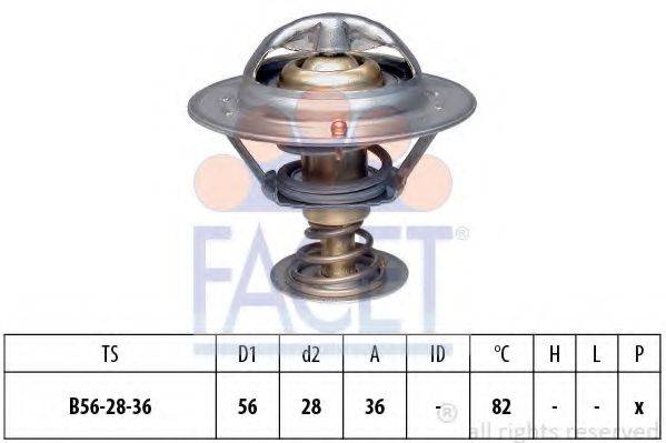 Термостат, що охолоджує рідину FACET 7.8222S