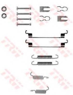 Комплектуючі, гальмівна колодка TRW SFK317