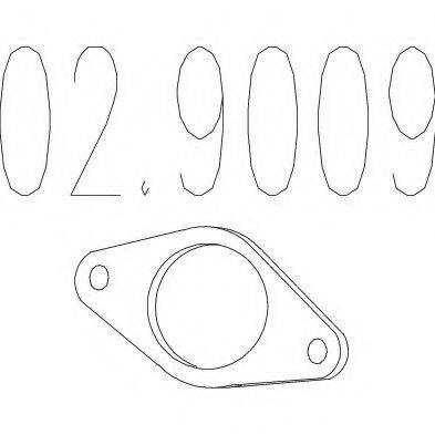 Прокладка, труба вихлопного газу MTS 02.9009