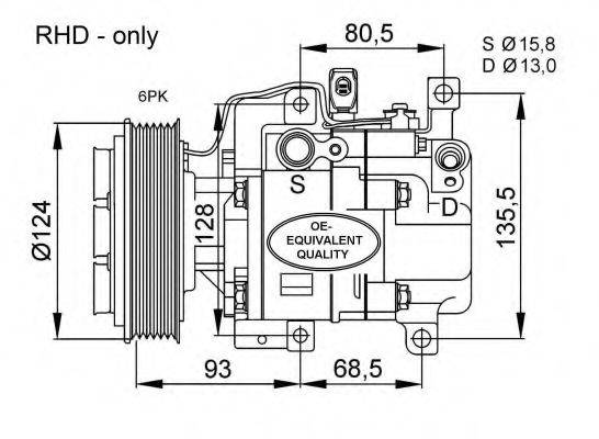 Компресор, кондиціонер NRF 32408