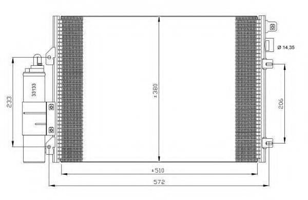 Конденсатор, кондиціонер NRF 35771