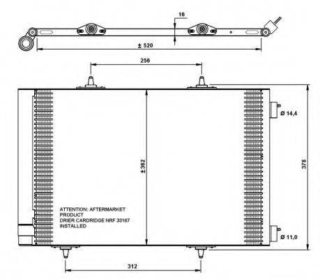 Конденсатор, кондиціонер NRF 35779