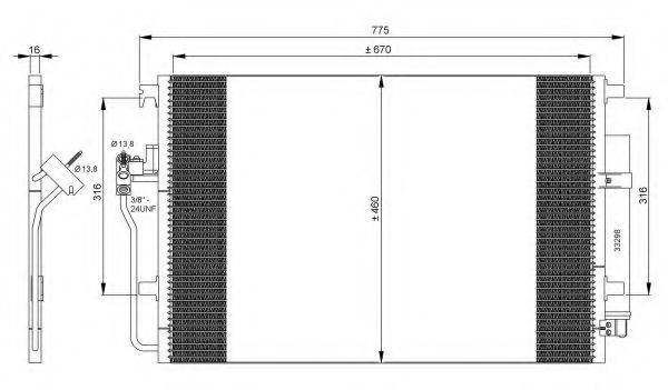 Конденсатор, кондиціонер NRF 35849