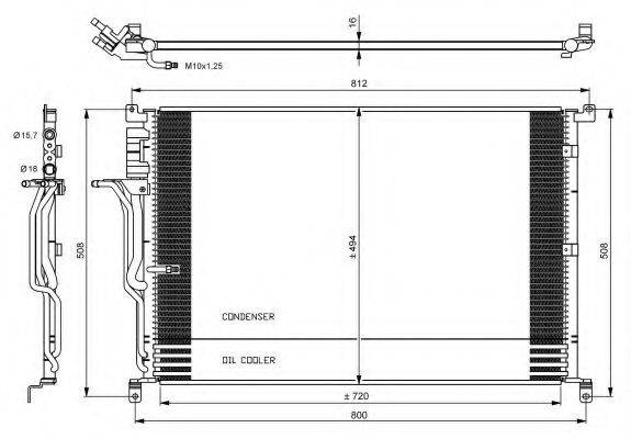 Конденсатор, кондиціонер NRF 35923