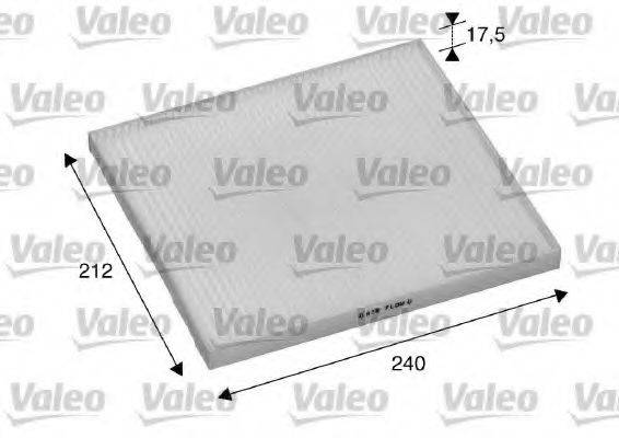 Фільтр, повітря у внутрішньому просторі VALEO 698895