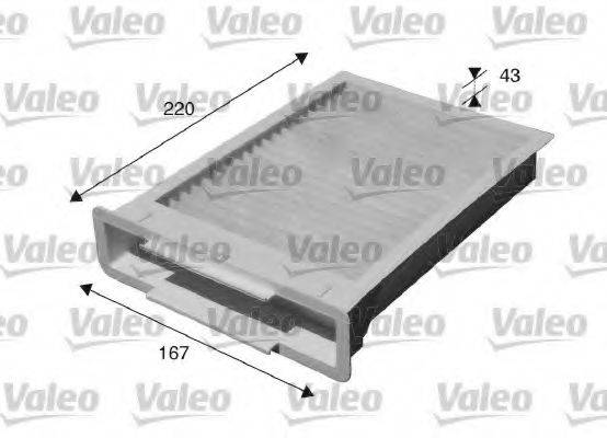 Фільтр, повітря у внутрішньому просторі VALEO 715515