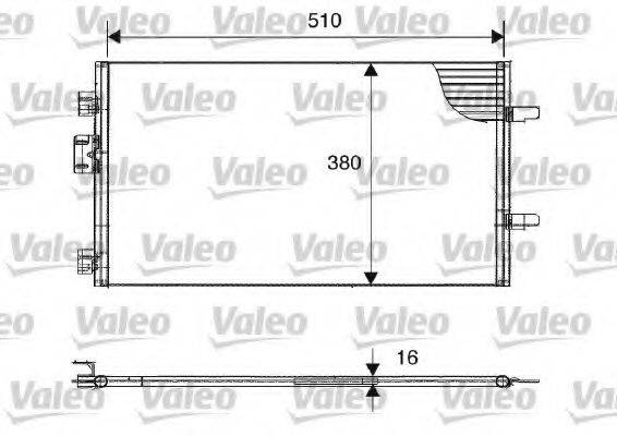 Конденсатор, кондиціонер VALEO 817602