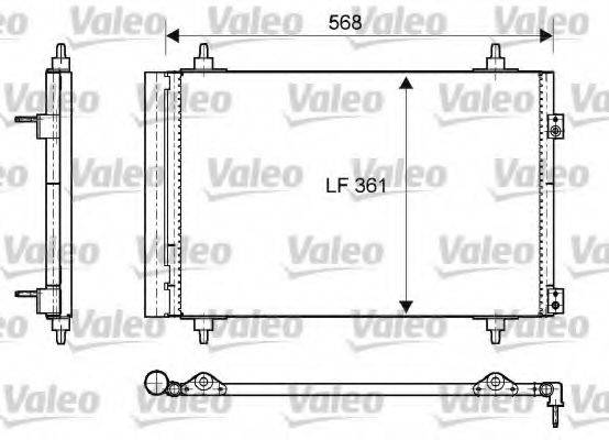 Конденсатор, кондиціонер VALEO 818171