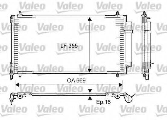 Конденсатор, кондиціонер VALEO 814065