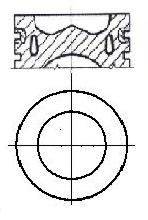 Поршень NURAL 87-432300-00