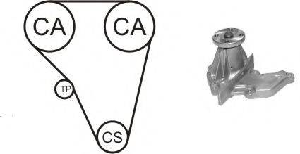 Водяний насос + комплект зубчастого ременя AIRTEX WPK-410401