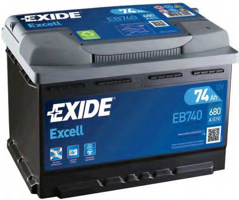 Стартерна акумуляторна батарея; Стартерна акумуляторна батарея EXIDE EB740d