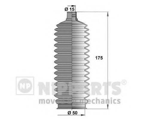 Комплект пильника, рульове управління NIPPARTS J2846008