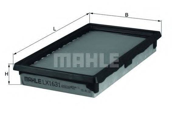 Повітряний фільтр MAHLE ORIGINAL LX 1631