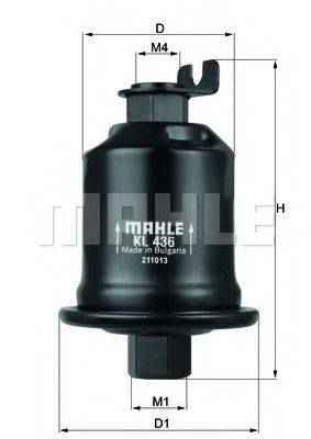 Паливний фільтр MAHLE ORIGINAL KL 436