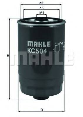 Паливний фільтр MAHLE ORIGINAL KC 504