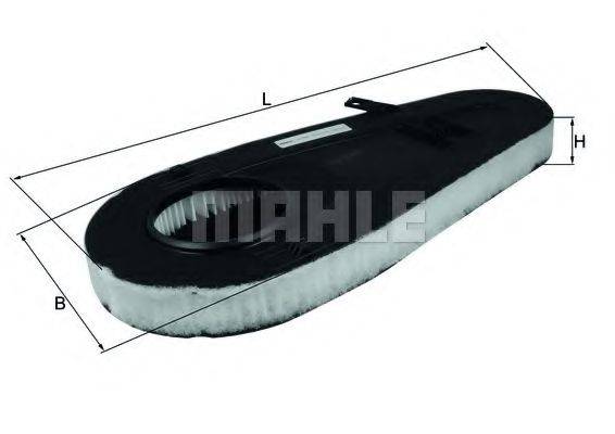 Повітряний фільтр MAHLE ORIGINAL LX 3598