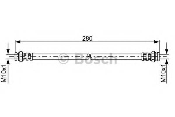 Гальмівний шланг BOSCH 1 987 476 985