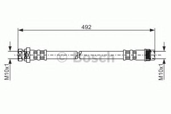 Гальмівний шланг BOSCH 1 987 481 057