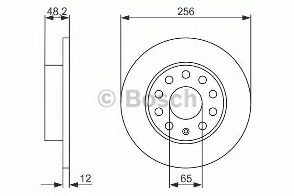 гальмівний диск BOSCH 0 986 479 B78