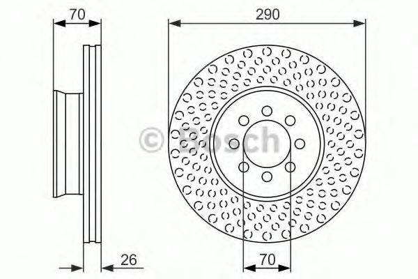 гальмівний диск BOSCH 0 986 479 602