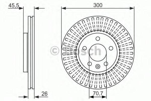 гальмівний диск BOSCH 0 986 479 C56