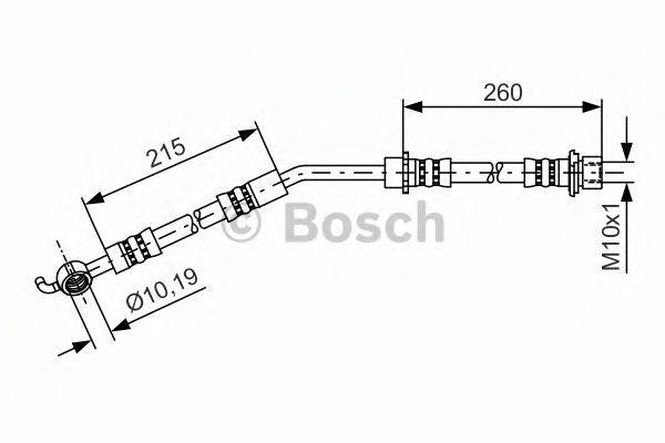 Гальмівний шланг BOSCH 1 987 481 410