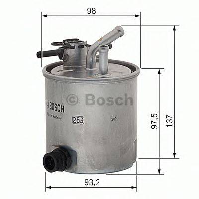 Паливний фільтр BOSCH F 026 402 059