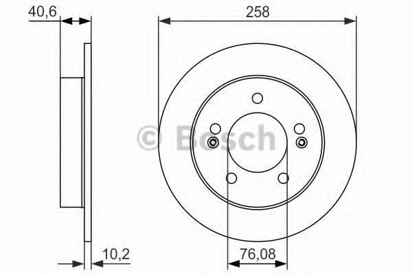 гальмівний диск BOSCH 0 986 479 059