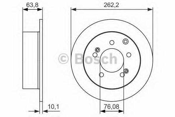 гальмівний диск BOSCH 0 986 479 061