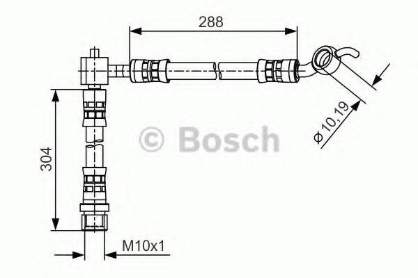 Гальмівний шланг BOSCH 1 987 481 485