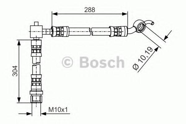 Гальмівний шланг BOSCH 1 987 481 486