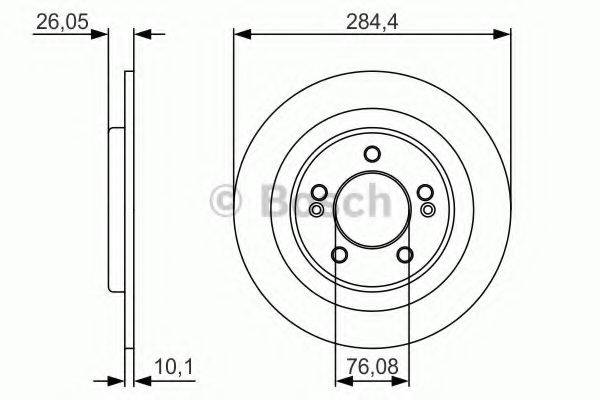 гальмівний диск BOSCH 0 986 479 A47