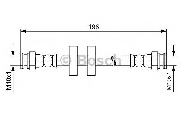 Гальмівний шланг BOSCH 1 987 481 581