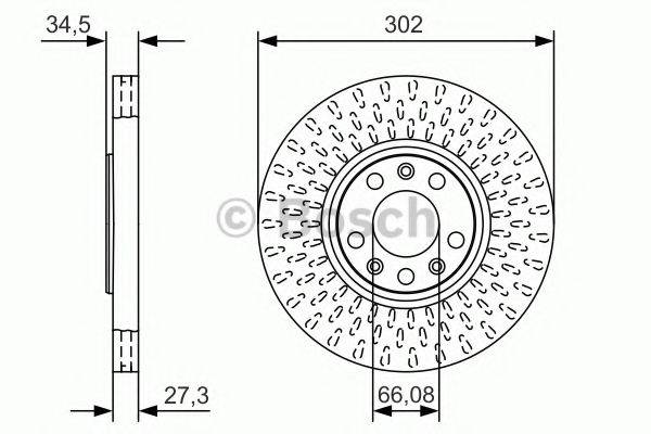 гальмівний диск BOSCH 0 986 479 A88